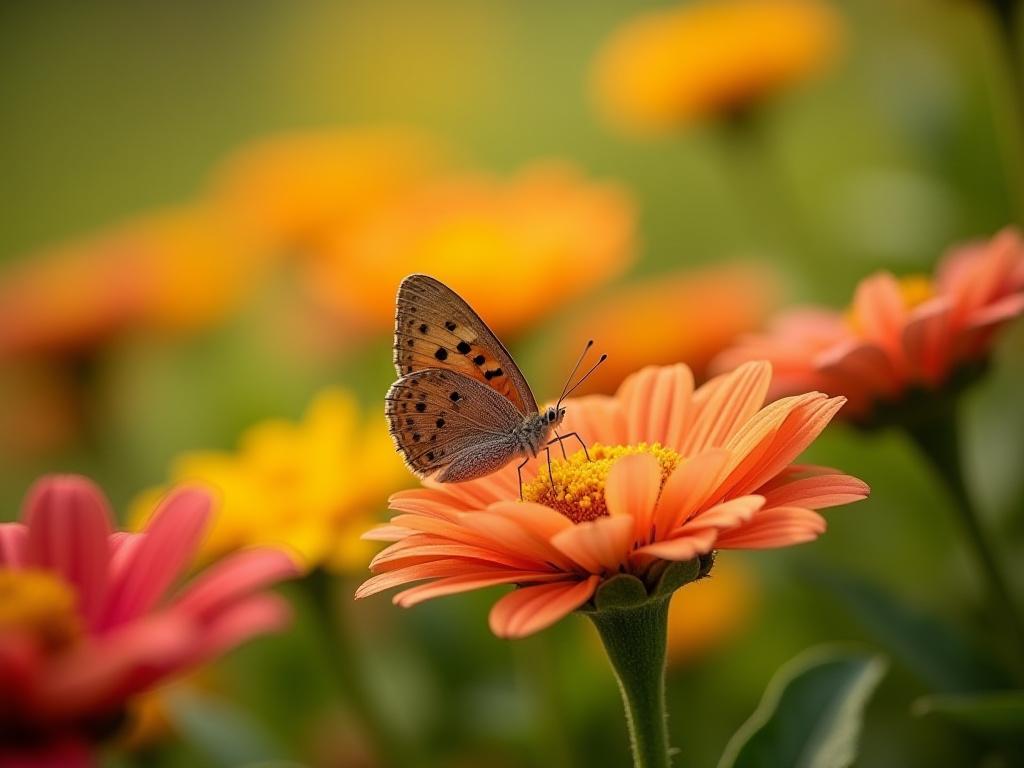 The perennial flowers attracting butterflies at the Mapleton Hill project.